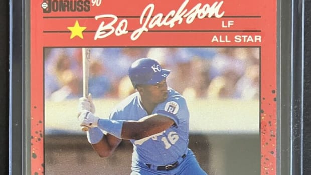 Bo Jackson 1990 Donruss Baseball All Star #650 ERROR No dot After Inc