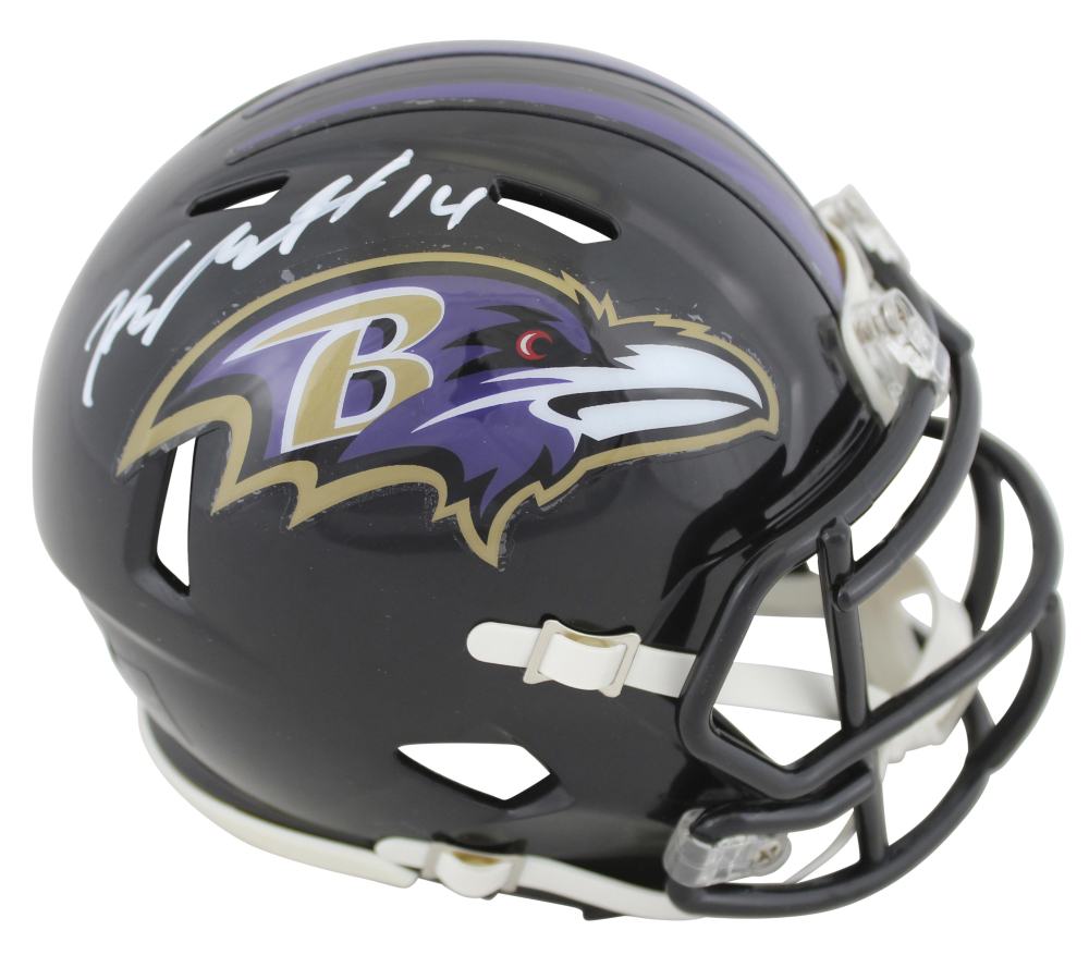 Kyle Hamilton Signed Ravens Speed Mini Helmet (Beckett)