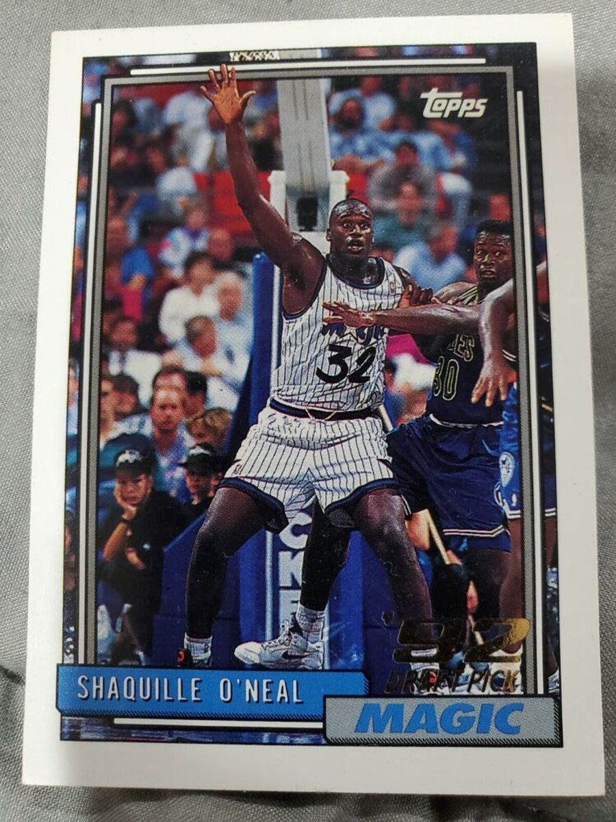Shaquille o'neal rookie card