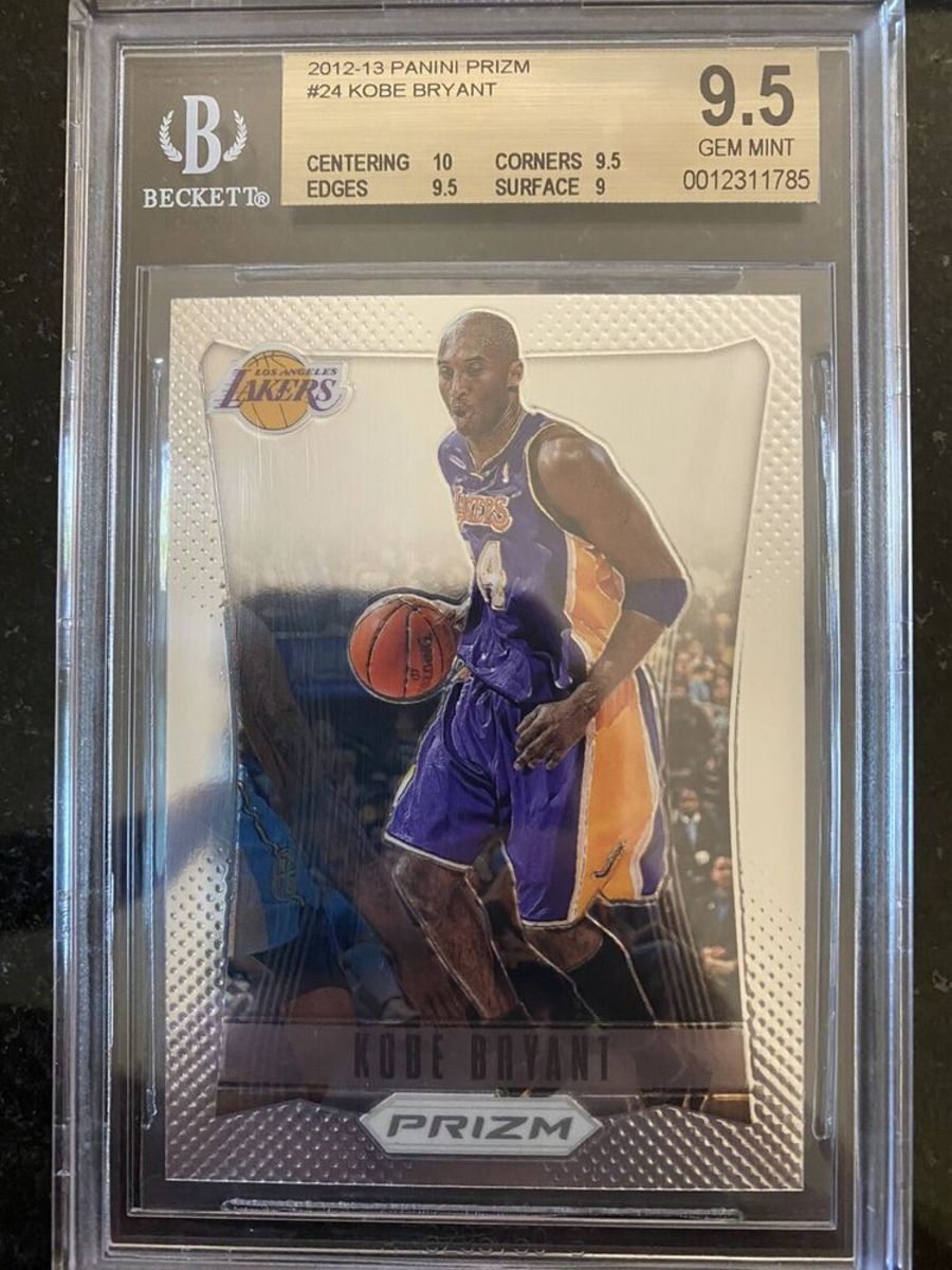 Kobe Bryant 2012-13 Panini Prizm #24 Lakers 1st Year BGS 9.5 Gem Mint