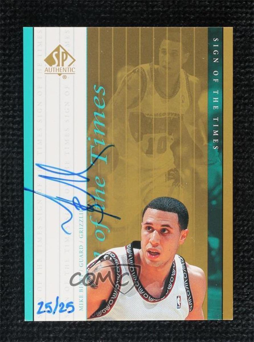 Mike Bibby Sports Card Listed for $1,130 on Secondary Market