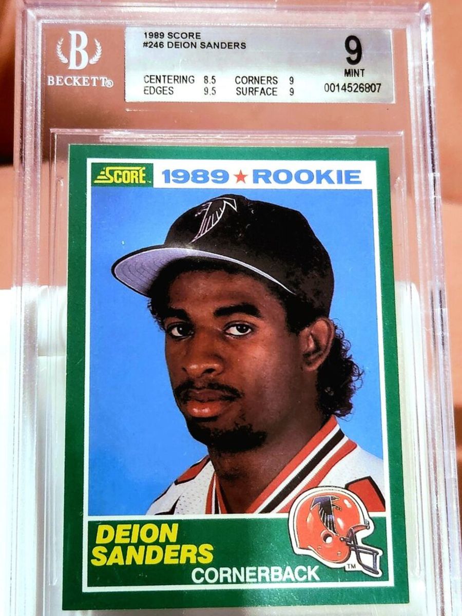 Deion sanders deals rookie card