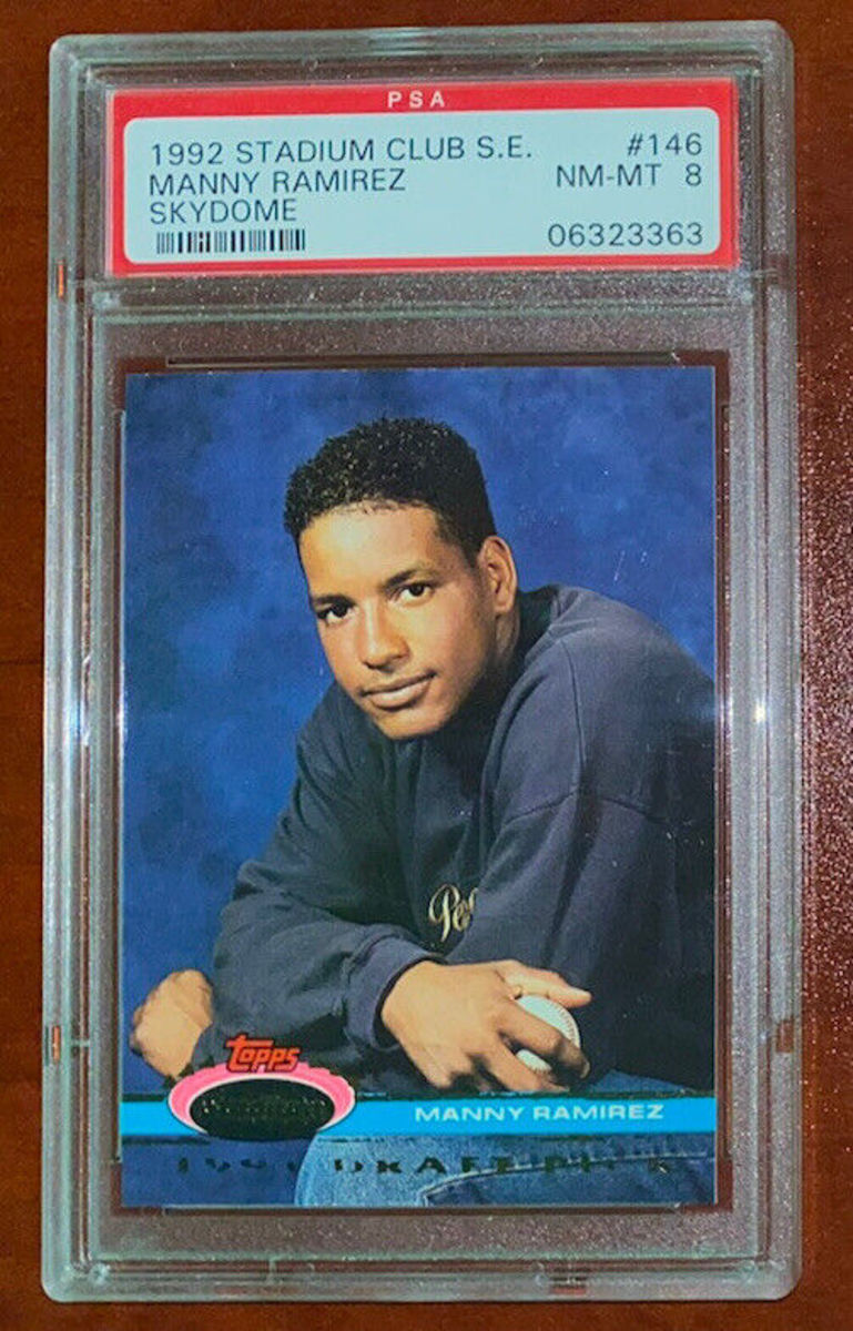 1991 Topps Stadium 1991 Draft Pick Manny Ramirez Cleveland Indians