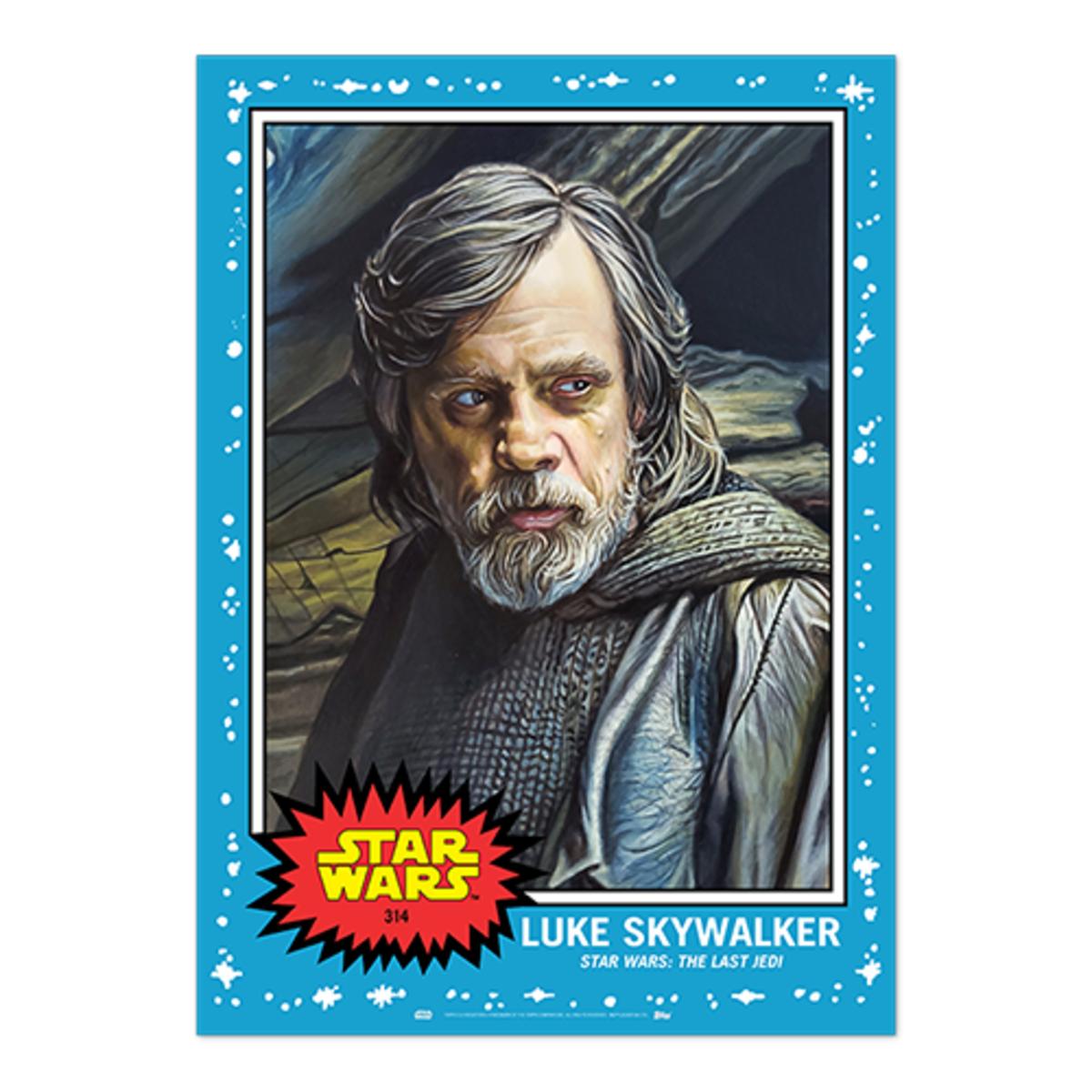 Topps Star Wars Living Set #314 Luke Skywalker